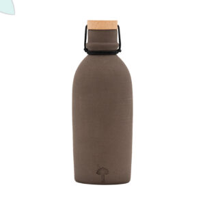 AlkaClay Samra 650ml clay water bottle – compact everyday carry