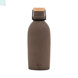 AlkaClay Samra 650ml clay water bottle – compact everyday carry